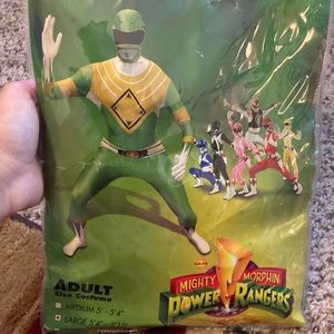 LARGE adult Green Power Ranger Costume from Morphsuits